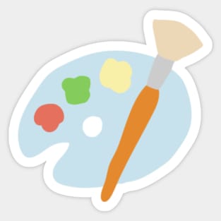 MS Paint Logo Sticker